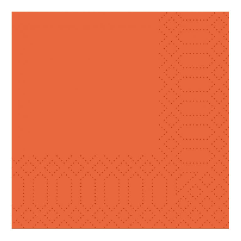 TOVAGLIOLI MANDARINO 2 VELI 40x40 125pz (1 pz) COD 165588 DUNI